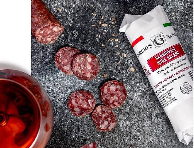 Sangiovese Wine Salami