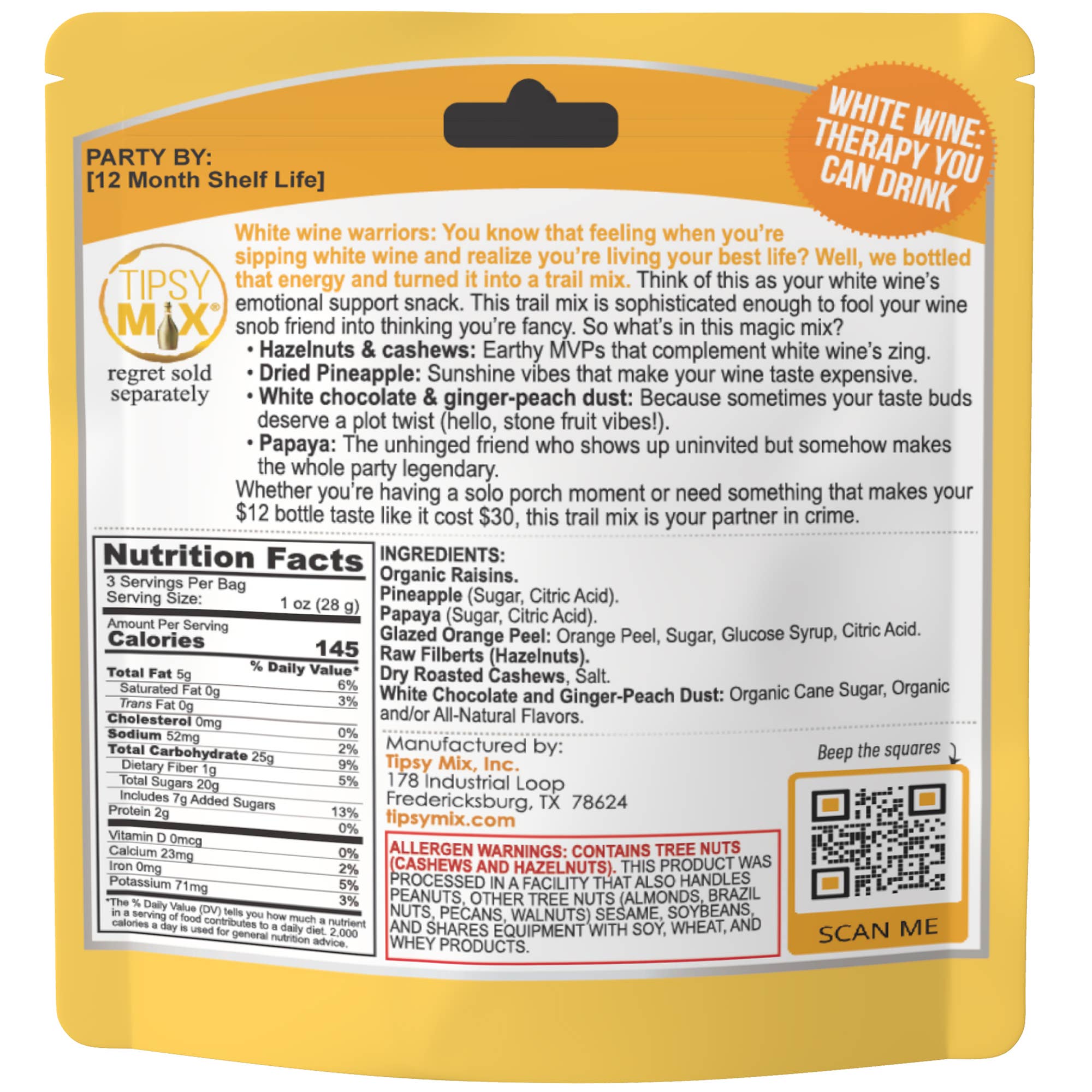 02. Wine-Paired Trail Mix - White Wines