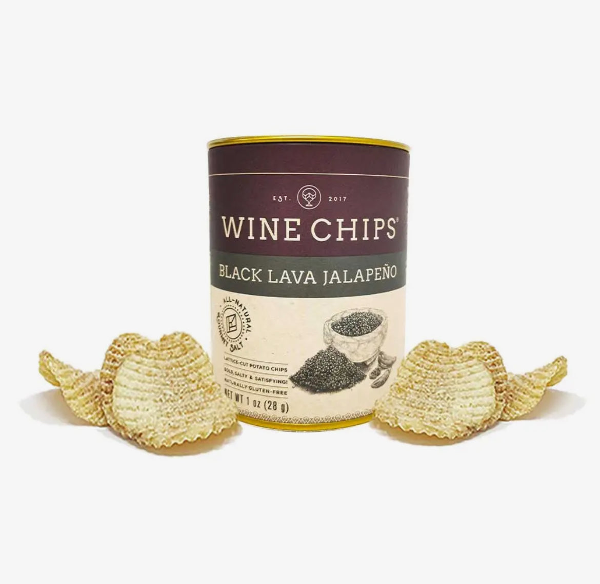 Wine Chips | Black Lava Jalapeño