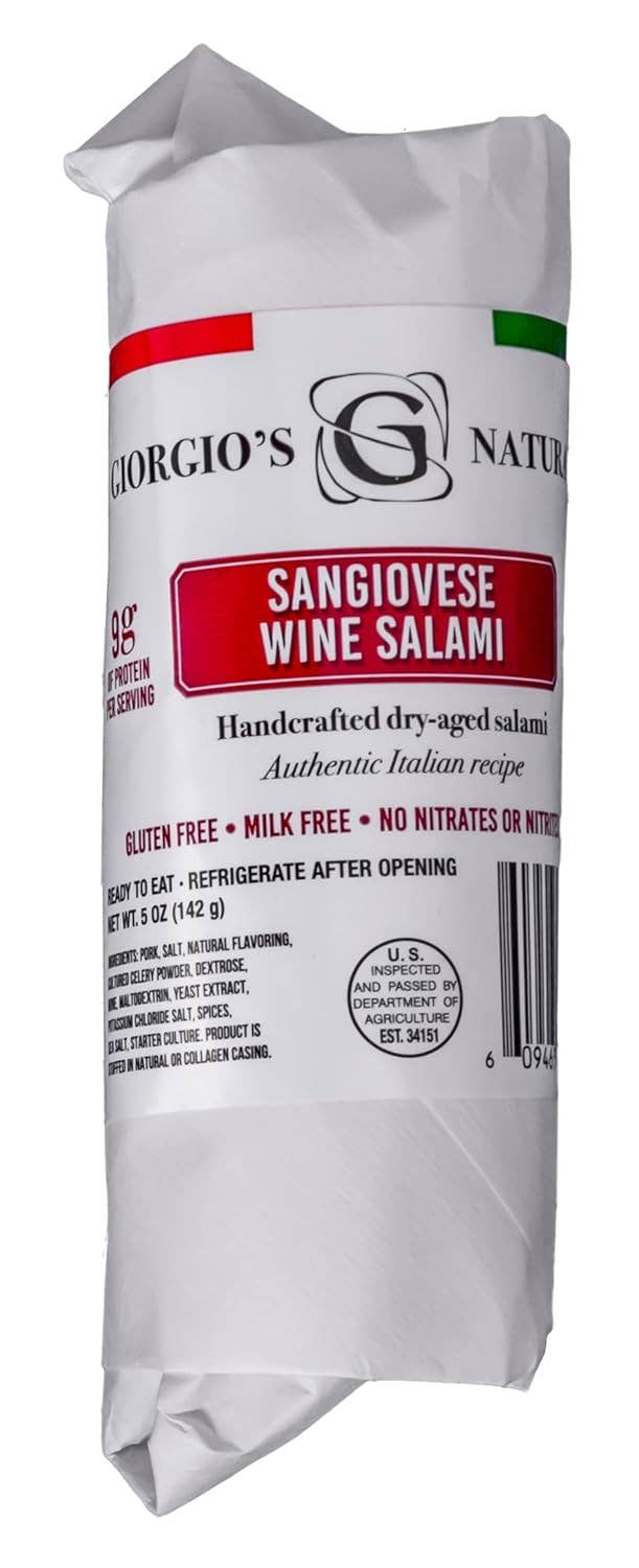 Sangiovese Wine Salami