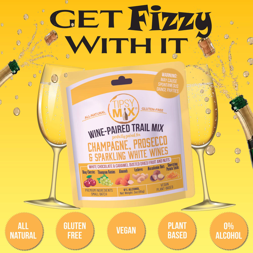01. Wine-Paired Trail Mix - Champagne & Sparkling White Wine