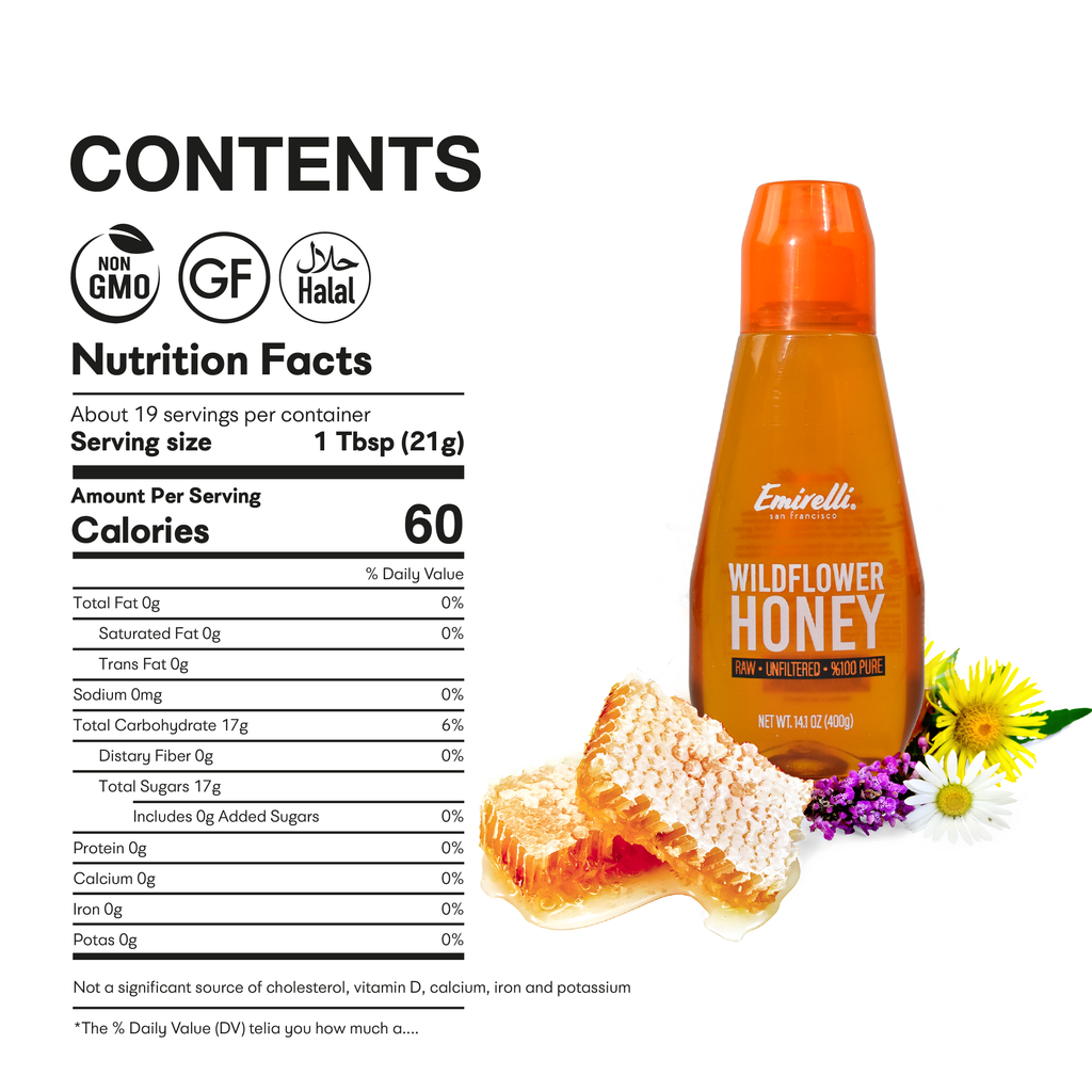 Emirelli | Squeezable Wildflower Honey