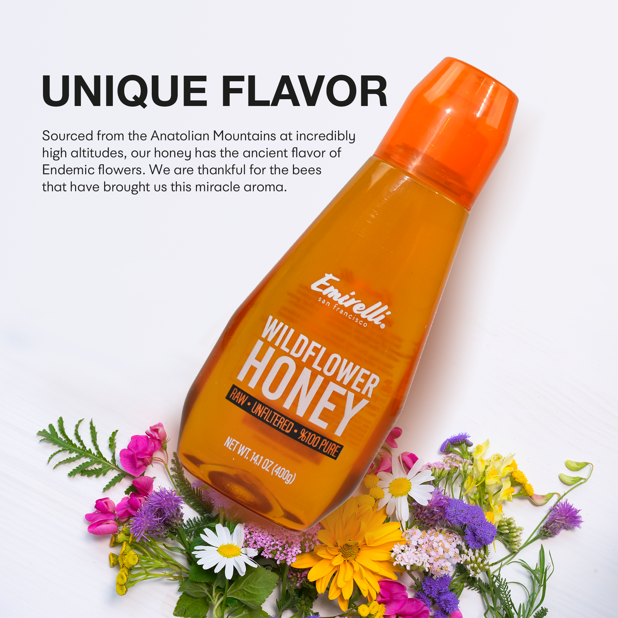 Emirelli | Squeezable Wildflower Honey