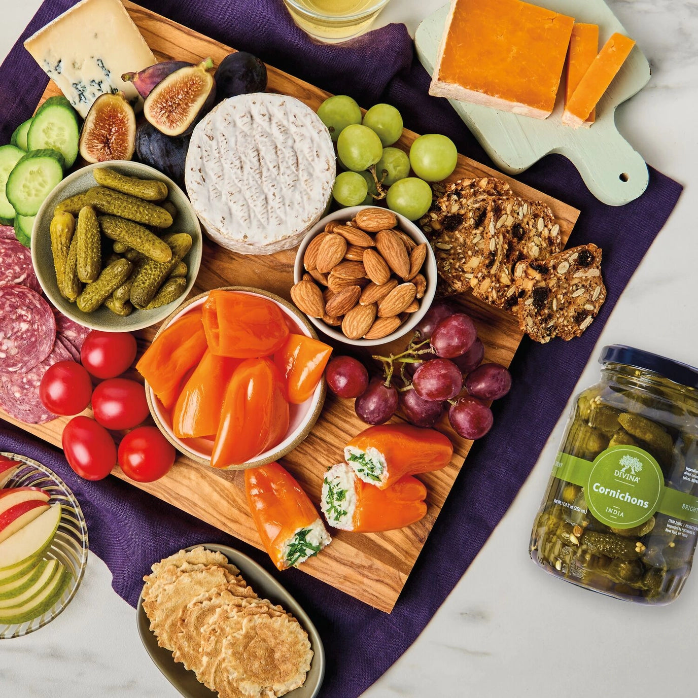 Divina Cornichons Extra Fine Gherkins, 12 oz