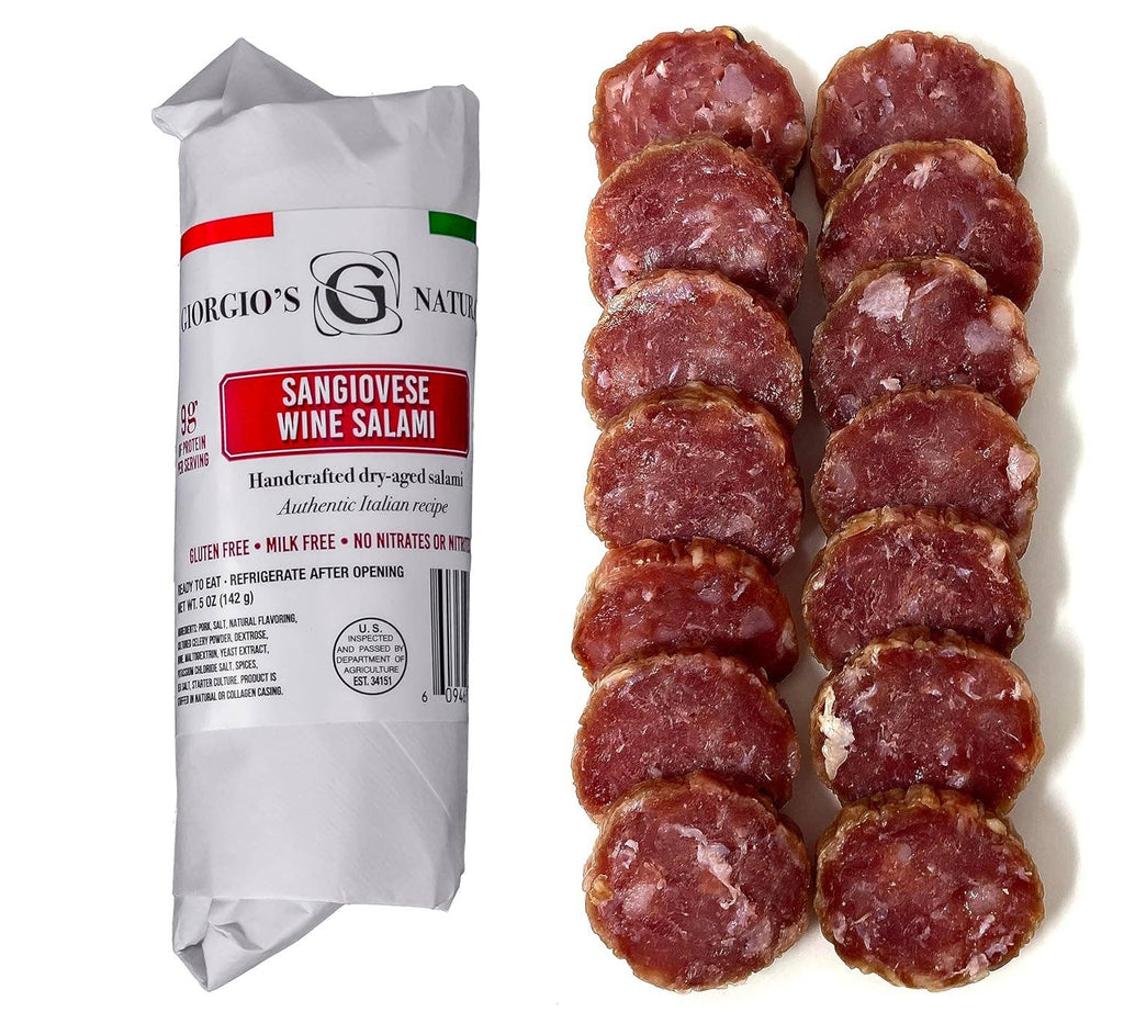 Sangiovese Wine Salami