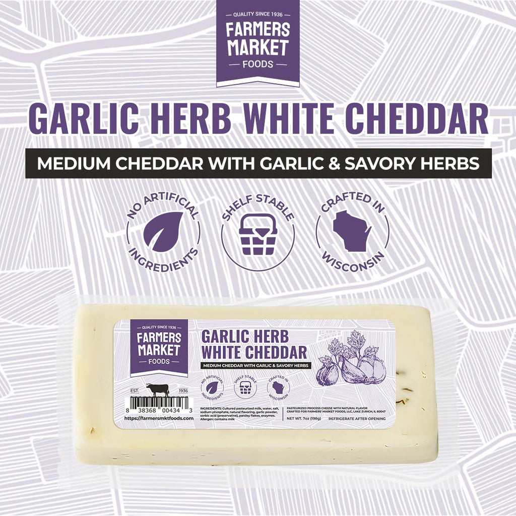 Garlic Herb White Cheddar