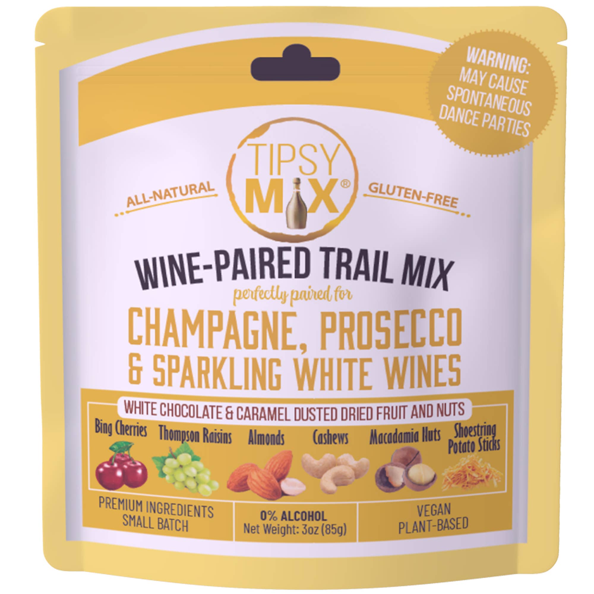 01. Wine-Paired Trail Mix - Champagne & Sparkling White Wine